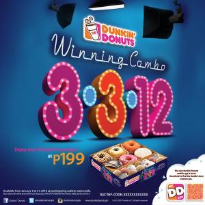 Dunkin Donuts 3-3-12 promo
