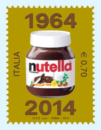 Nutella 50 year stamp
