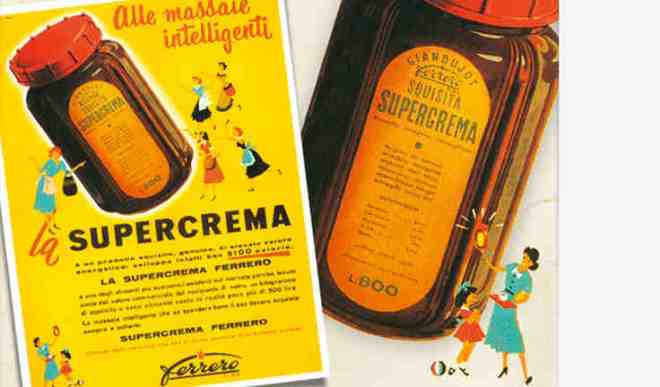 Supercrema, the precursor of Nutella