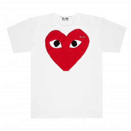Authentic CDG Play red heart shirt 