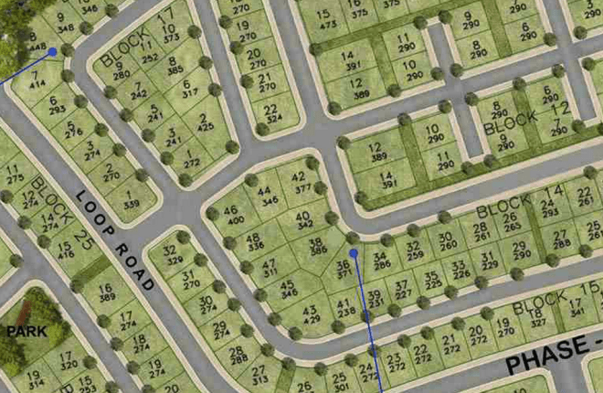 T intersection lot at Block 14 Lot 44