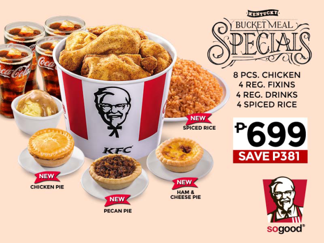 KFC Bucket Meal Specials