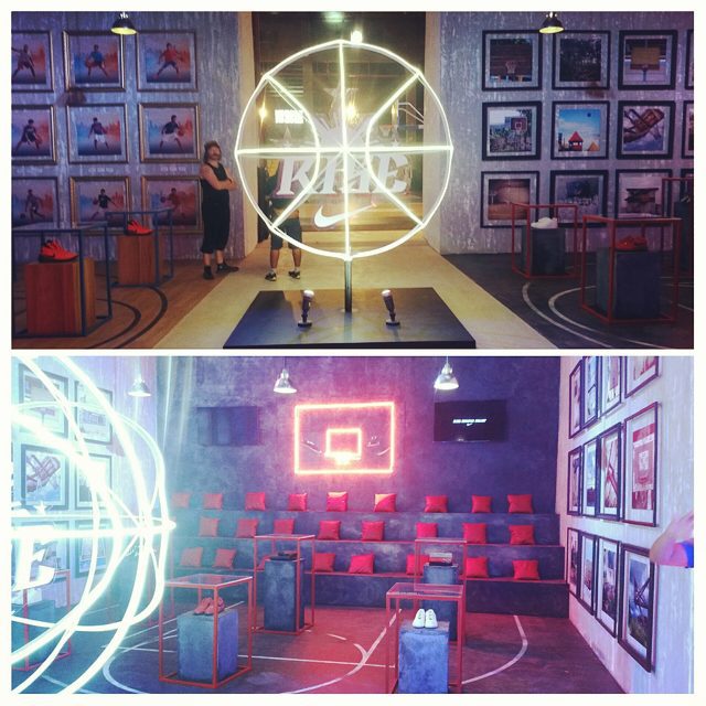 Nike House of Rise Golds Gym Sheridan Exhibit Area